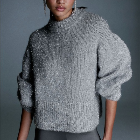 H&M Gray Cowl Neck Sweater - Picture 4 of 4